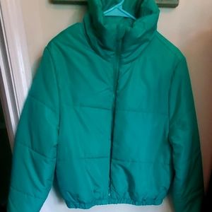 Green Puffer Jacket